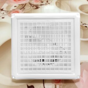 HGLVR-2 6 Inch Chimney Vent Cover 150mm Outer Vent Cap, Ventilation Cap, for Kitchen Pipe, Exhaust Pipe Cowl, White